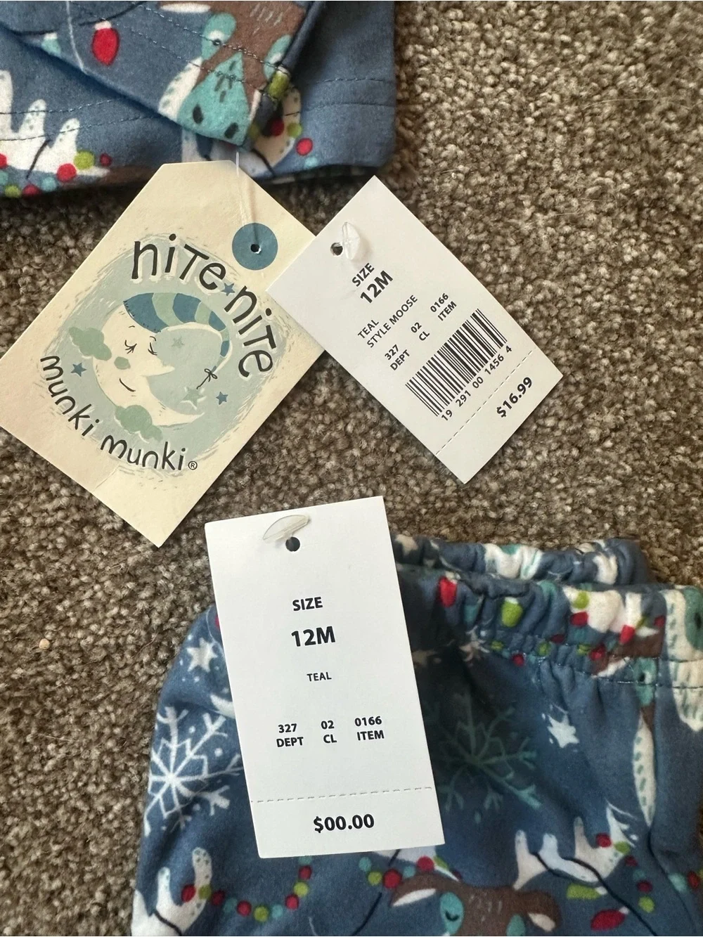 Matching adult and toddler Christmas Reindeer pajamas new.
